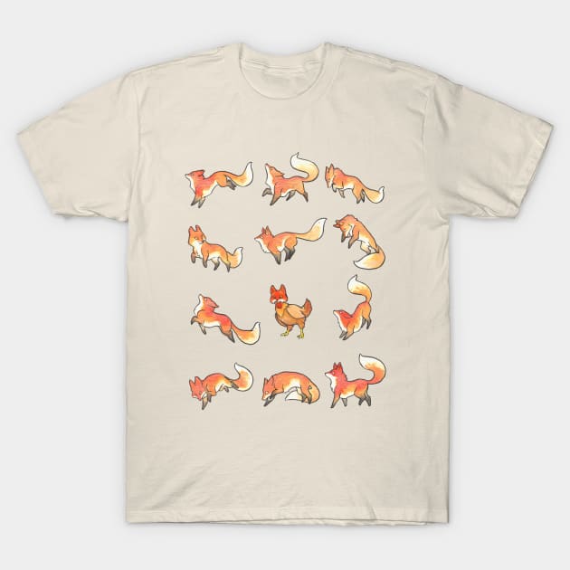 Hen in the Fox House T-Shirt by charamath